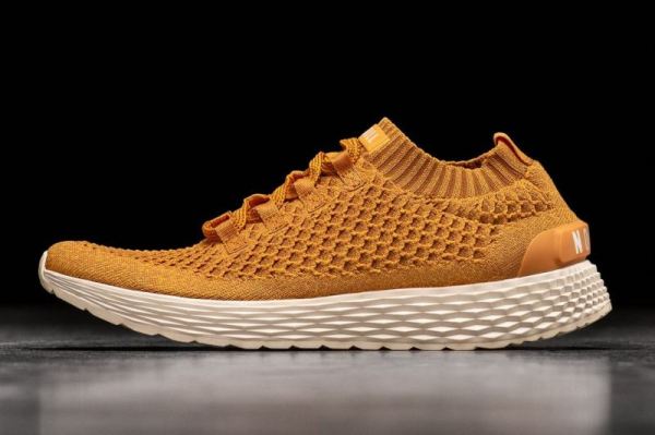 NOBULL MEN'S SHOES GOLDEN KNIT RUNNER