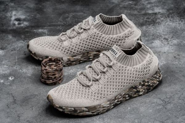 NOBULL MEN'S SHOES WILD SAND KNIT RUNNER