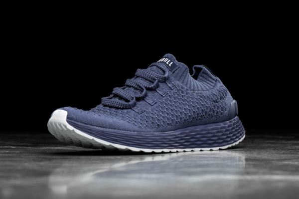 NOBULL MEN'S SHOES NAVY REFLECTIVE KNIT RUNNER