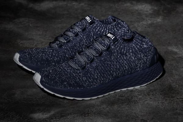 NOBULL MEN'S SHOES NAVY REFLECTIVE KNIT RUNNER