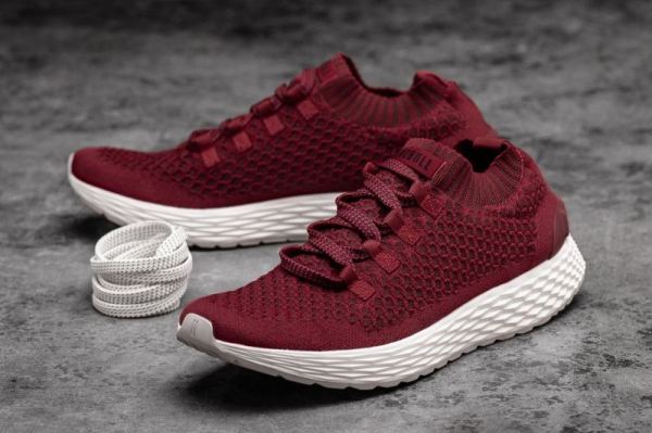 NOBULL MEN'S SHOES CRIMSON KNIT RUNNER