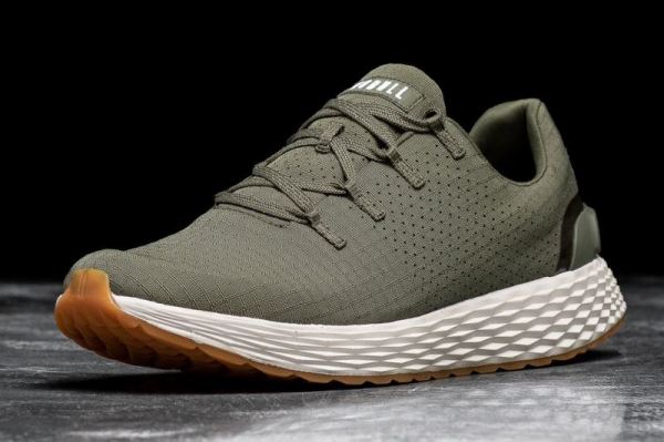 NOBULL MEN'S SHOES ARMY RIPSTOP RUNNER