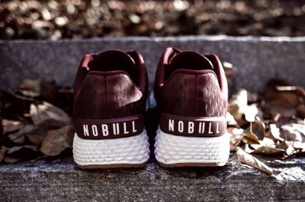 NOBULL MEN'S SHOES BURGUNDY LEATHER RUNNER