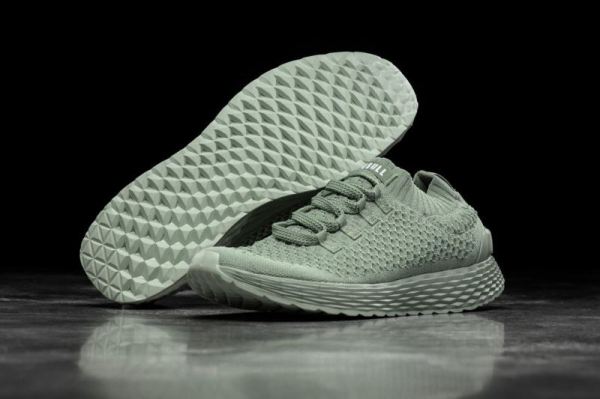 NOBULL MEN'S SHOES SEAFOAM REFLECTIVE KNIT RUNNER