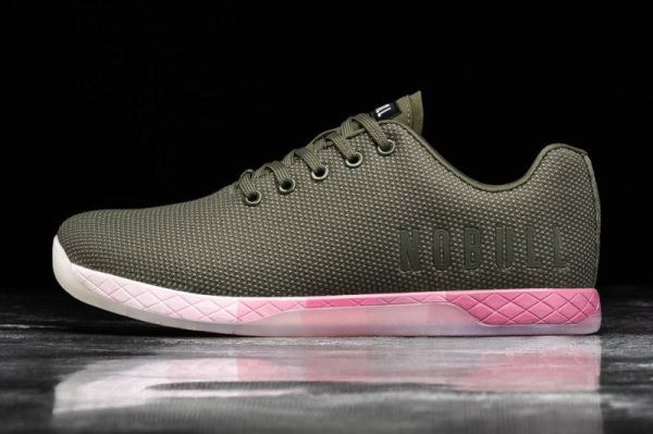 NOBULL MEN'S SHOES ARMY PINK GRADIENT TRAINER