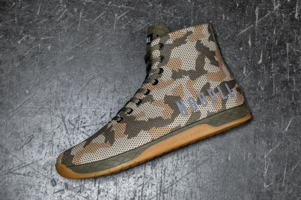 NOBULL MEN'S SHOES HIGH-TOP WOODLAND CAMO TRAINER