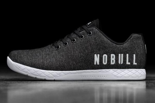 NOBULL MEN'S SHOES BLACK HEATHER TRAINER