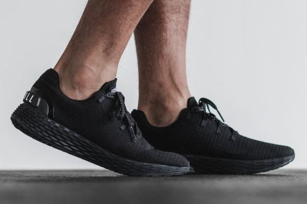 NOBULL MEN'S SHOES BLACK RIPSTOP RUNNER