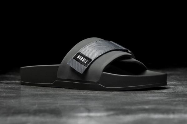 NOBULL MEN'S SHOES DARK GREY ADJUSTABLE SLIDE