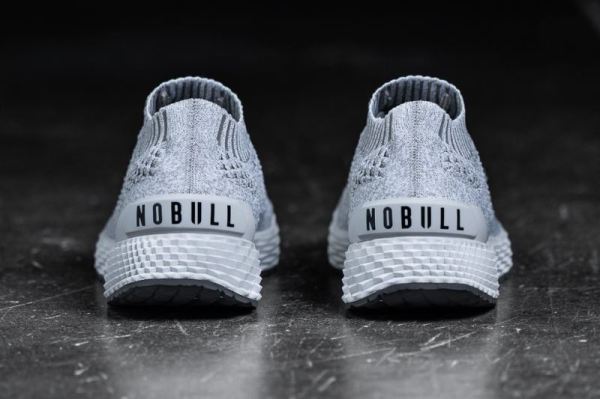 NOBULL MEN'S SHOES COOL GREY KNIT RUNNER