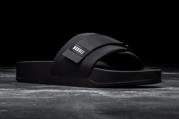 NOBULL MEN'S SHOES BLACK ADJUSTABLE SLIDE