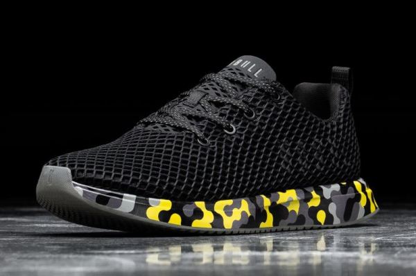 NOBULL MEN'S SHOES BLACK RADIAL MESH RUNNER