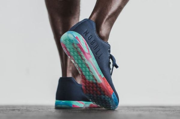 NOBULL MEN'S SHOES NAVY LIGHTNING TRAINER
