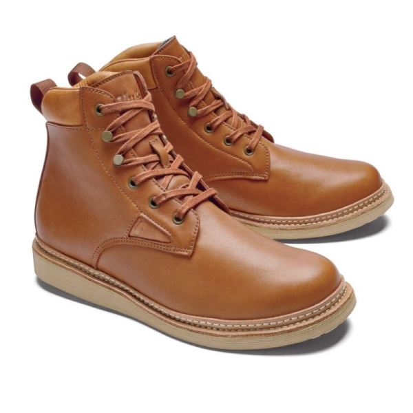 Olukai Men's Kilakila Leather Boots - Coconut Husk