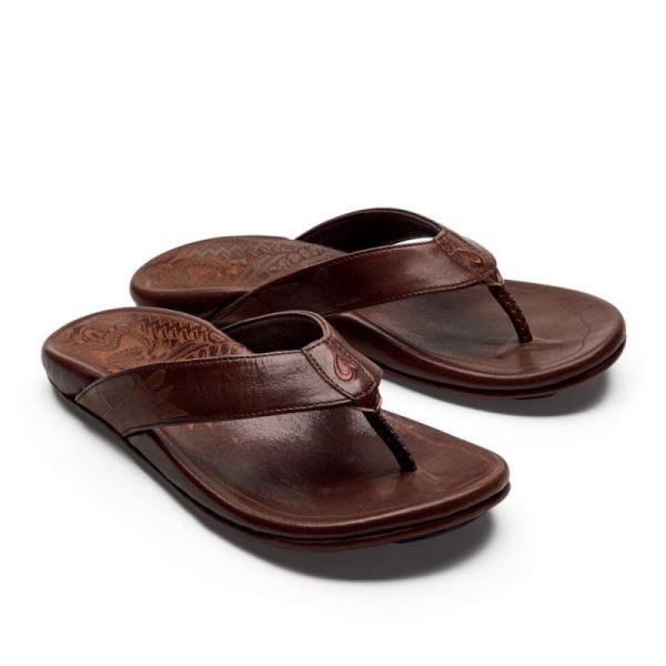 Olukai Men's Kulia - Dark Wood