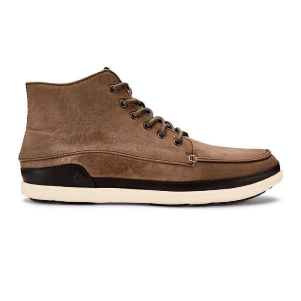 Olukai Men's Nalukai Kapa Canvas Boots - Mustang / Bone