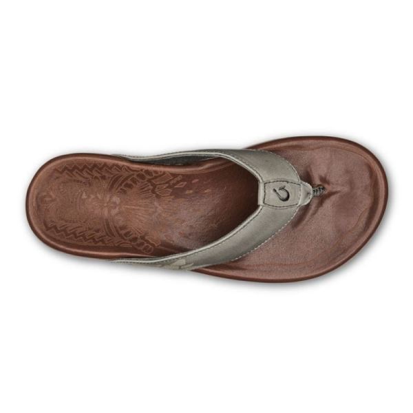 Olukai Men's Kulia - Charcoal / Dark Wood                 