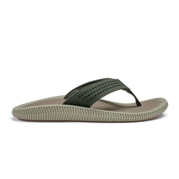 Olukai Men's Ulele Beach Sandals - Nori / Clay