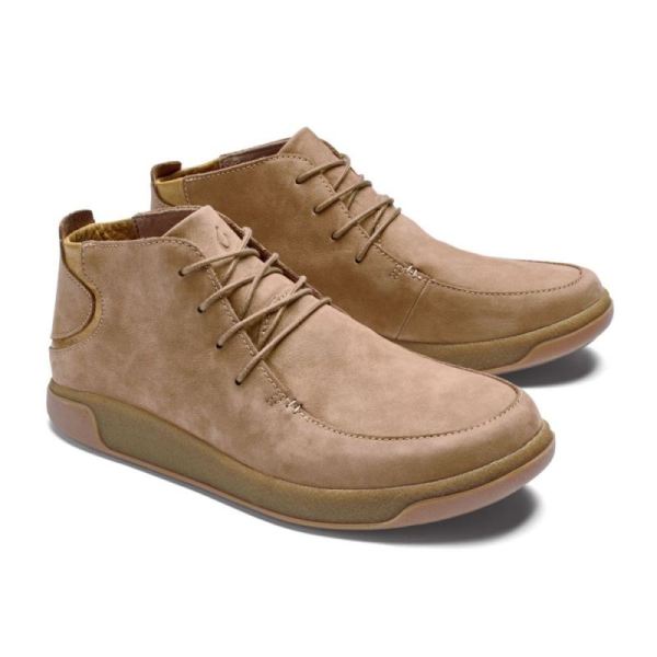 Olukai Men's Loli'i Puki Chukka Boots - Tan