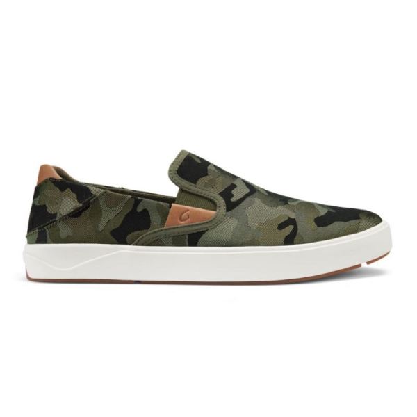 Olukai Men's Lae'ahi Pa'i Sneakers- Husk / Ke Au Camo