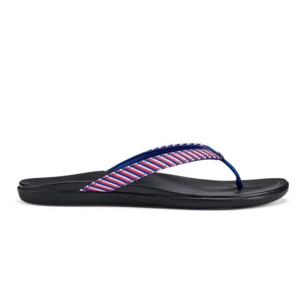 Olukai Women's Ho'opio - Red / Stripe