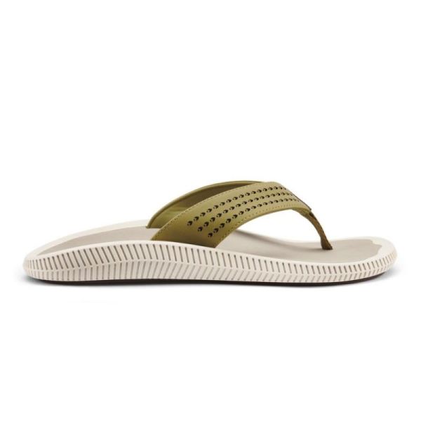 Olukai Men's Ulele Beach Sandals - Limu / Mineral Grey