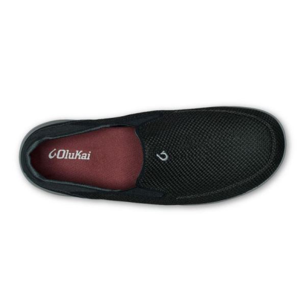 Olukai Men's Nohea Pae Slip-On Sneakers - Black