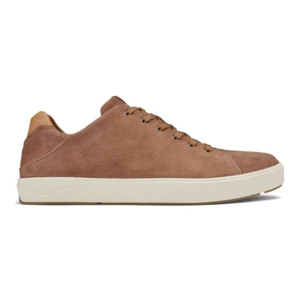 Olukai Men's Lae'ahi Li Kala Leather Sneakers - Tan