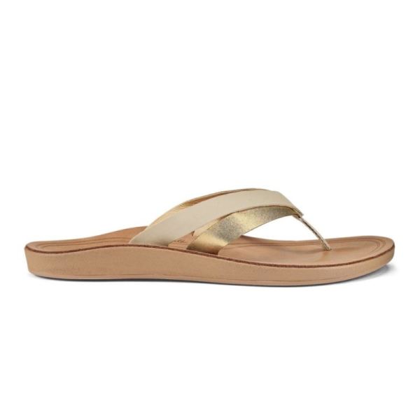 Olukai Women's Kaekae - Tapa / Gold