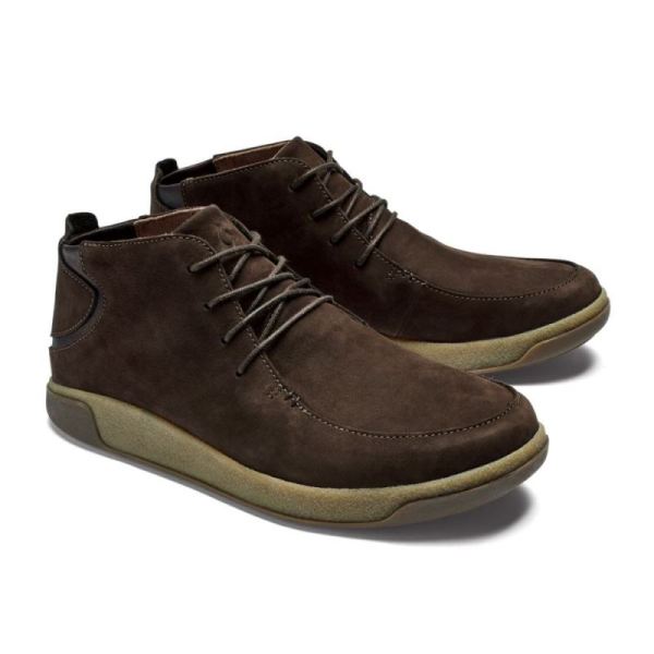 Olukai Men's Loli'i Puki Chukka Boots - Dark Wood