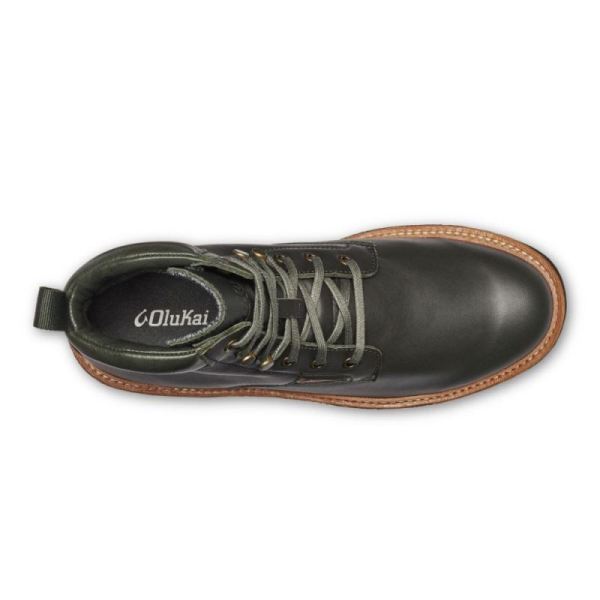 Olukai Men's Kilakila Leather Boots - Nori