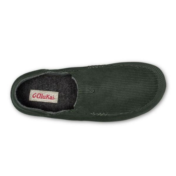 Olukai Men's Moloa 'Ie Slipper Corduroy Slippers - Nori