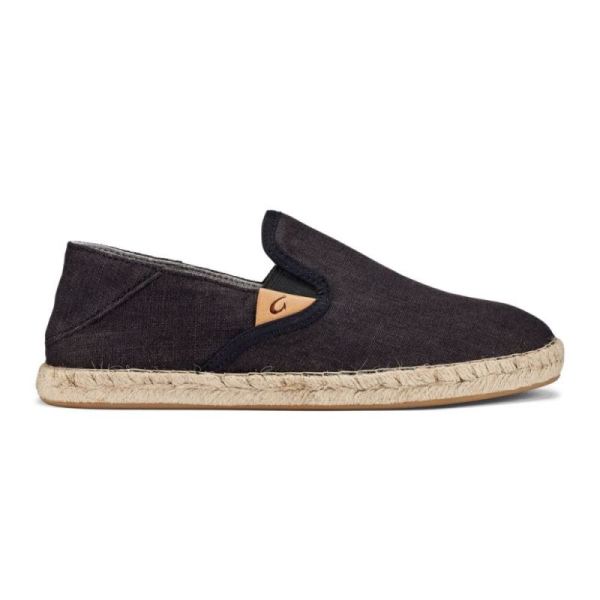 Olukai Women's Kaula Pa'a Kapa Espadrilles - Lava Rock
