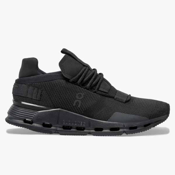 On Cloud Shoes Men's Cloudnova-Black | Eclipse