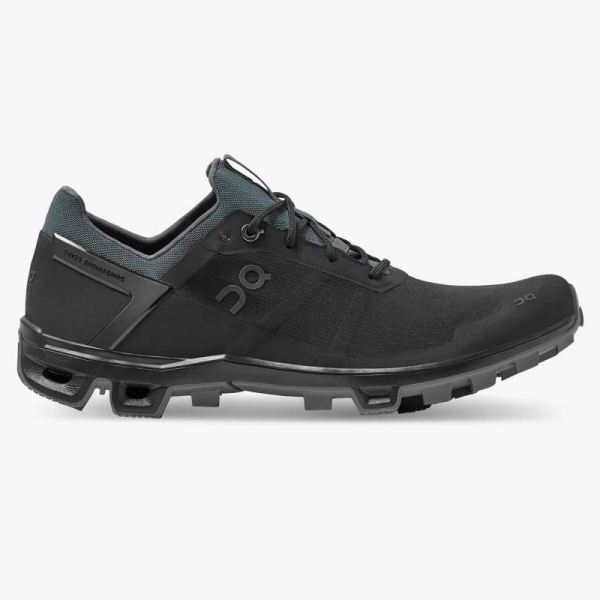 On Cloud Shoes Men's Cloudventure Peak-Black | Rock