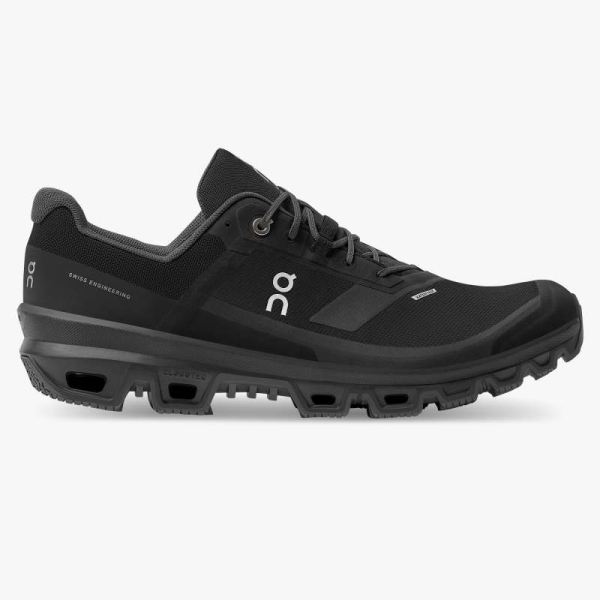 On Cloud Shoes Men's Cloudventure Waterproof-Black