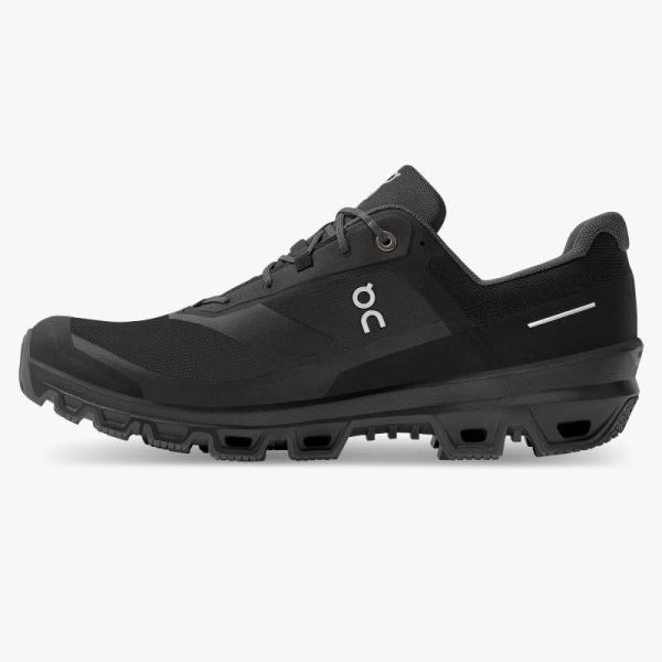 On Cloud Shoes Men's Cloudventure Waterproof-Black