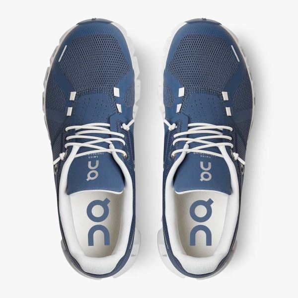 On Cloud Shoes Men's Cloud 5-Denim | White