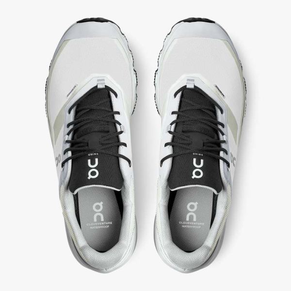 On Cloud Shoes Men's Cloudventure Waterproof-Glacier | Black
