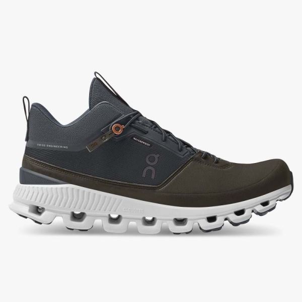 On Cloud Shoes Men's Cloud Hi Waterproof-Ink | Brown