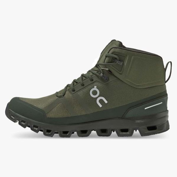 On Cloud Shoes Men's Cloudrock Waterproof-Jungle | Fir