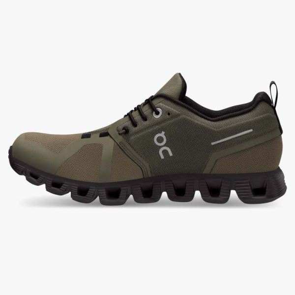 On Cloud Shoes Men's Cloud 5 Waterproof-Olive | Black