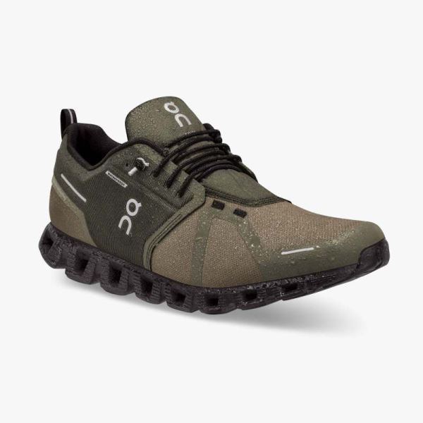 On Cloud Shoes Men's Cloud 5 Waterproof-Olive | Black