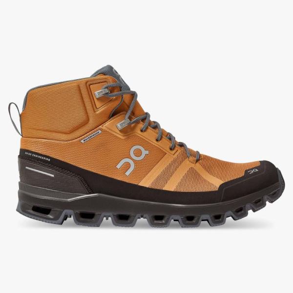 On Cloud Shoes Men's Cloudrock Waterproof-Pecan | Brown