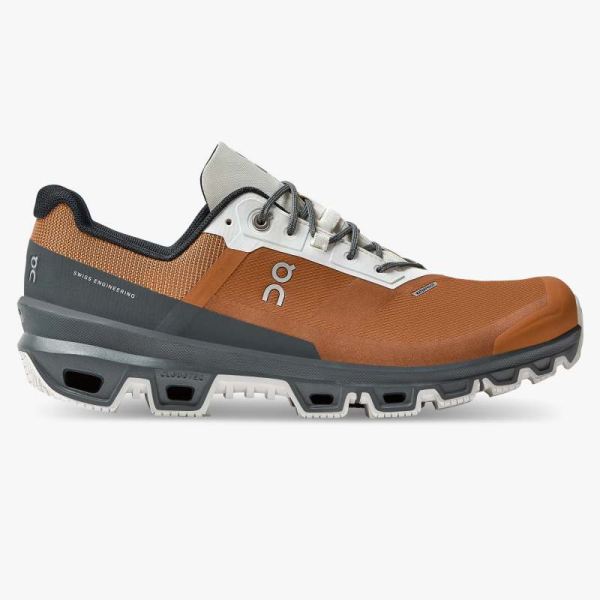 On Cloud Shoes Men's Cloudventure Waterproof-Pecan | Lead