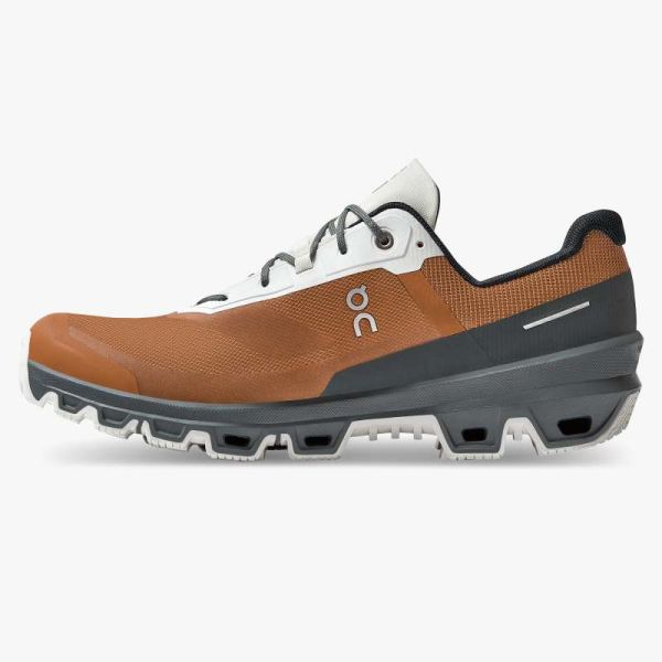 On Cloud Shoes Men's Cloudventure Waterproof-Pecan | Lead