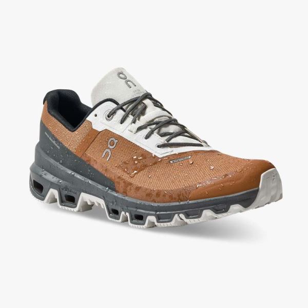 On Cloud Shoes Men's Cloudventure Waterproof-Pecan | Lead