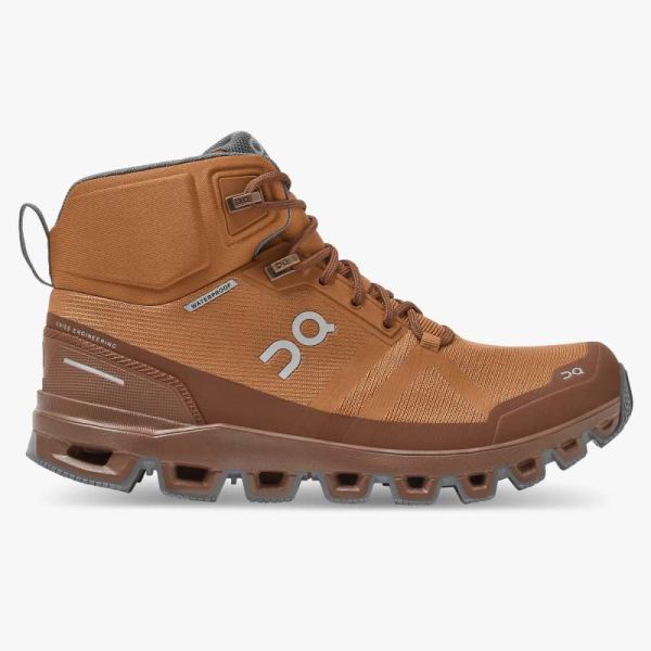 On Cloud Shoes Women's Cloudrock Waterproof-Pecan | Rock
