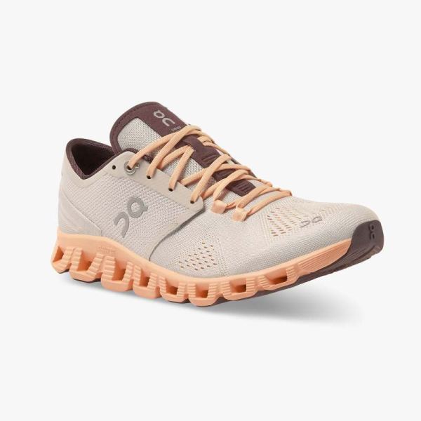 On Cloud Shoes Men's Cloud X-Silver | Almond