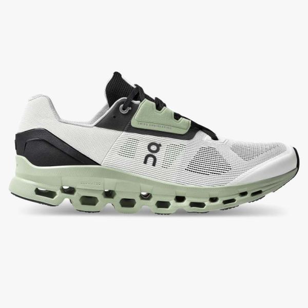 On Cloud Shoes Men's Cloudstratus-White | Black